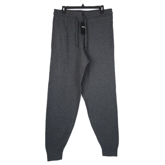 Hugo Boss Men's Nicoletto Regular-Fit Cotton/Wool Jogger Sweatpants Grey XL NWT - Picture 1 of 11